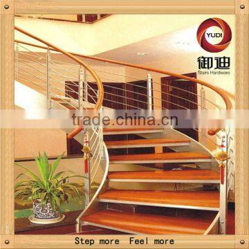 wood staircase parts iron rod staircase