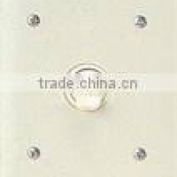 Flush Toggle Double Wall Switch and Socket