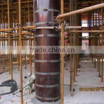 PVC formwork for round concrete column