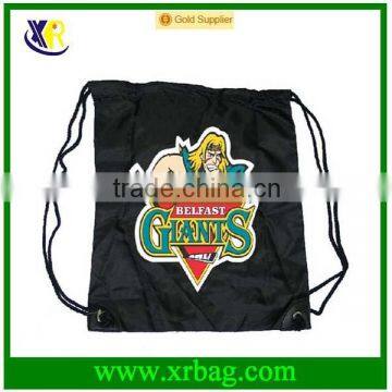 Cheap promotional nylon drawstring backpack bag