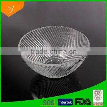 Wide Mouth Clear Glass Bowl , High Quality Fancy Glass Bowl
