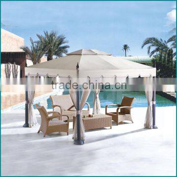 Roman patio aluminum frame folding gazebo tent 3X3.6m JJBH-13