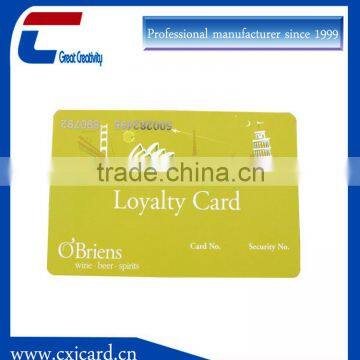 ISO 14443A rfid debit card business card