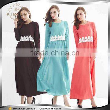 New Product Fashion Peplum Muslim Dress Chiffon for Women