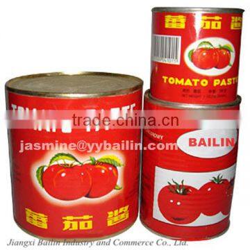 Canned Tomato Paste 800g,sweet Taste,brix28%-30%,red Colour photo-3