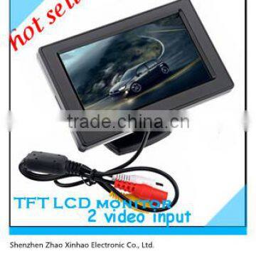 factory 4.3" Car monitor High Definition Car Color TFT LCD Monitor Rearview DVD w/PAL/NTSC