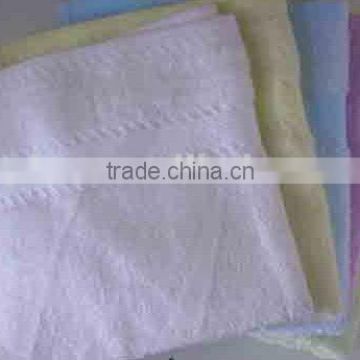 100% bamboo fiber square towel