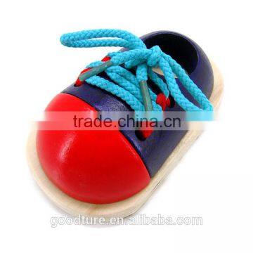 Preschool Wooden Shoes Tie The Shoelace photo-5