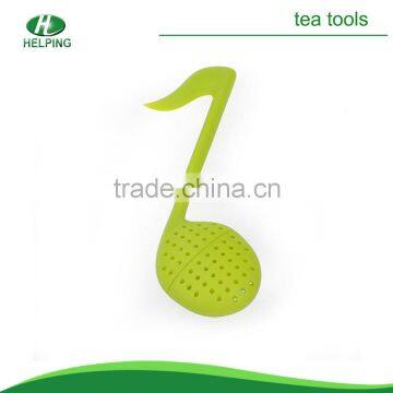 Personalized Music tie silicone tea filters /silicone tea infuser.