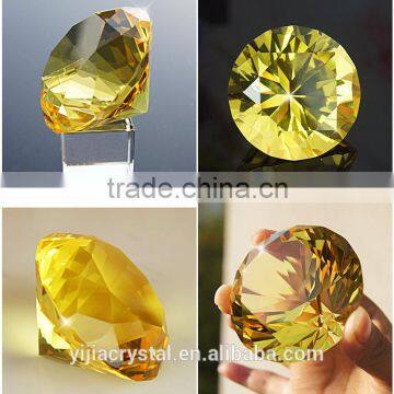 Factory directly wholesale price high quality crystal diamond with base togther for wedding birthday gift