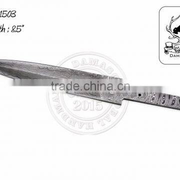 Damascus Steel Knife Blade Blank DD-BB-1503