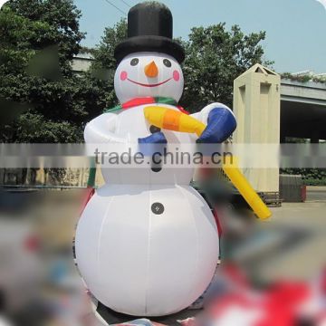 inflatable snow man