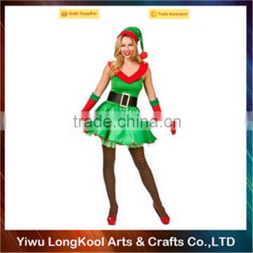 Fashion cosplay women sexy costume christmas dance costume for sale