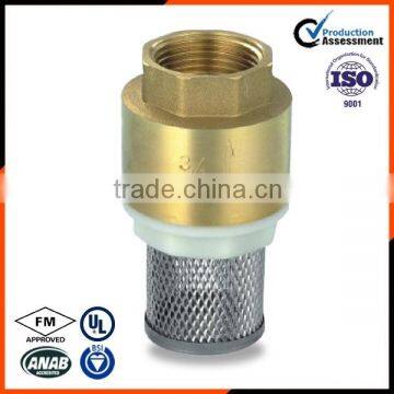 Brass vertical with web check valve