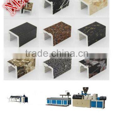 PVC stone plastic profile extruding machine for cornerstone