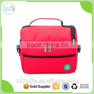 Outdoor Children Promotional Wholesale Foldable Zipper Tote Lunch Cooler Bag With Snap Closure                        
                                                Quality Choice