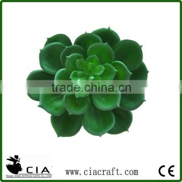 PVC PE Artificial Succulent Aeonium Pick in Saga Green