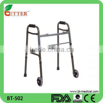 folding aluminum walker for the elderly