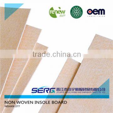 non woven insole board with non woven fabric