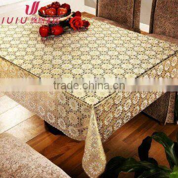 pvc lace table cover