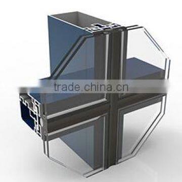 Curtain wall profile extruded aluminium profiles ---WX020