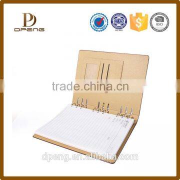 Fantastic leather office supplies of notebook with card slot