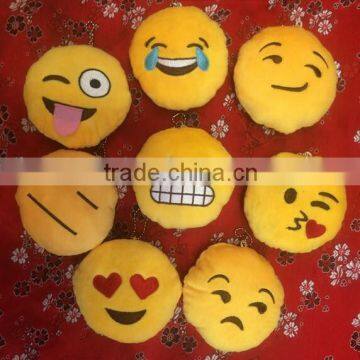 plush-emoji-pillows/mini plush emoji pillow toys/Promotional gift toys custom plush emoji pillows plush emoji keychain