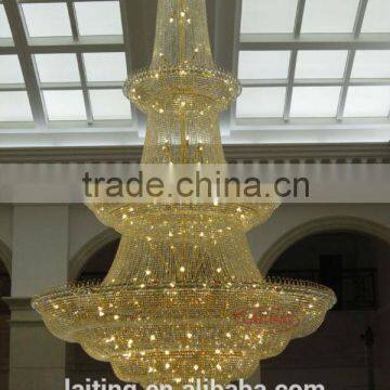 Luxury large crystal chandeliers for hotels