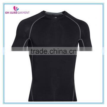 moisture wicking wholesale polyester compression t shirt