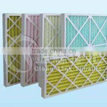 G3/G4 carborad frame pleated filter in air filter