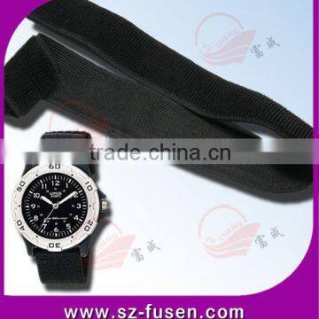 Fashion Lady Concise Sports Watch magic tape Strap