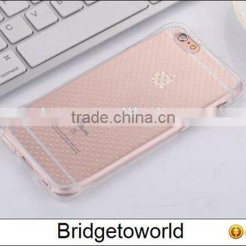 Clear Crystal Bubble Shockproof Air Cushion Slim Soft TPU Flexible Jelly Gel Silicon for IPhone 6 6S 6Plus for Samsung photo-2
