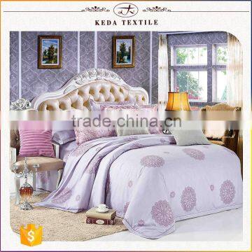 Luxury Chinese queen size 100% polyester wholesale twin printed bed sheet