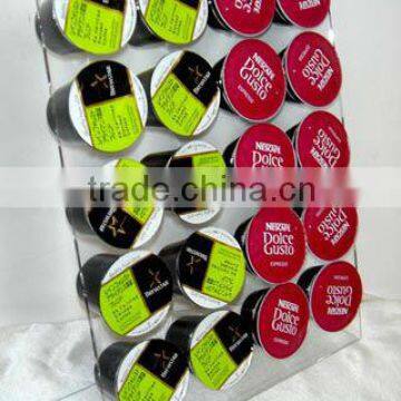 stainless steel coffee capsule storage rack