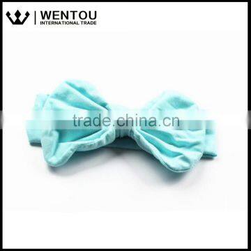 New Cotton Bow Stretch Turban Knot Baby Headwrap photo-3