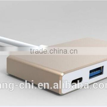 USB 3.1 Type-C /M to USB3.0/ F*3 port + Type C/ F Adapter