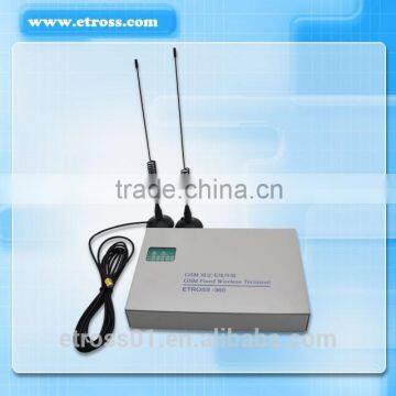 GSM Etross 360 with 2 sim and 2 port gsm fixed wireless terminal