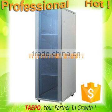 42U front glass door rear steel door Free standing network server data cabinet