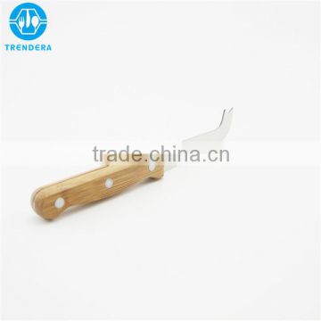 Wooden handle stainless steel small butter knife