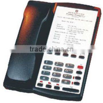 Newest black color hotel telephone with 2 years warranty time