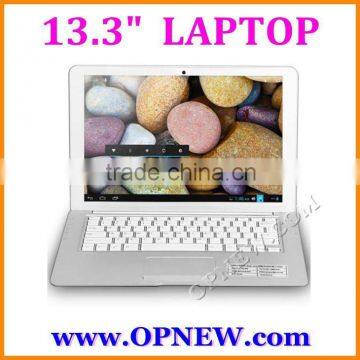 13.3" Dual Core Laptop Computer A9 WM8880 Cpu 1.52Ghz 13.3 INCH Bluetooth RJ45 USB 16GB NETBOOK Computer WHOLESALE Cheap