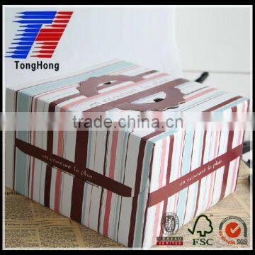 Custom popualr high quality exquisite wedding cake boxes with cheap price wholesale