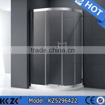 curved shower enclosure