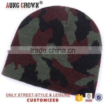 Camouflage Beanie Hat/custom Jacquard Beanie Wholesale/beanie Hat photo-2