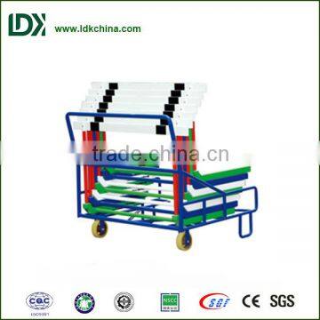 Portable sport equipment hurdle cart for sale