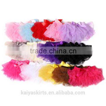 Multicolored 2016 fashion cute grenadine bowknot pattern underwear wholesale baby ruffle bloomers