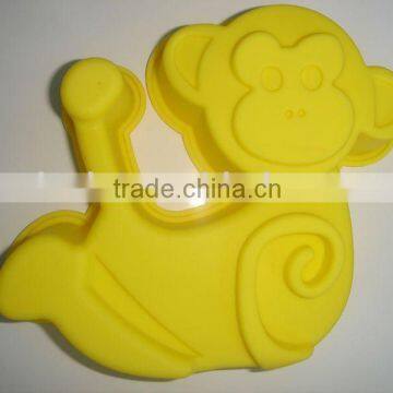 silicone monkey cake mould