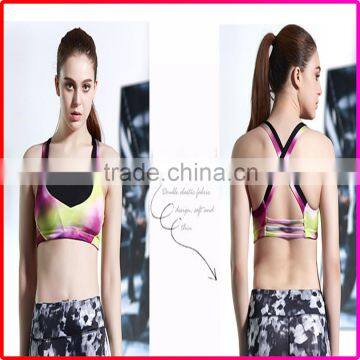 New Design Sexy Yoga Fitness Gym Tank Top Sport Bra for Women