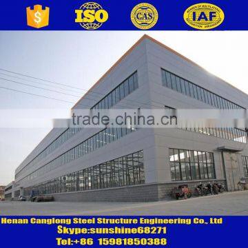 prefabricated large steel structure warehouse tent