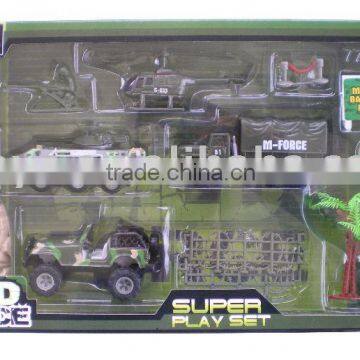 Die cast Super wild force play set toy with en71 7718H-4